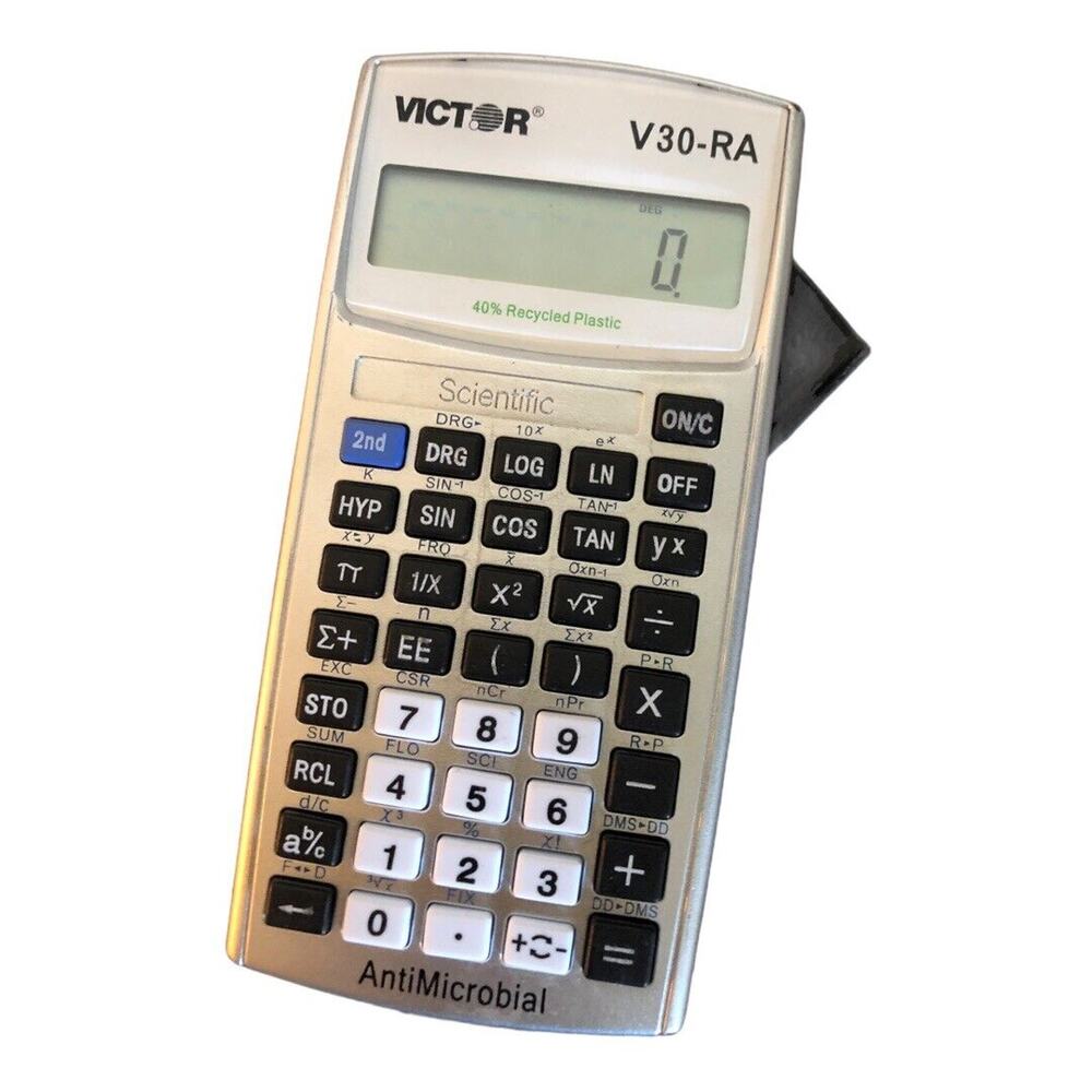 Victor V30-RA‎ Scientific Calculator, 10 digits, for algebra, trigonometry, etc.